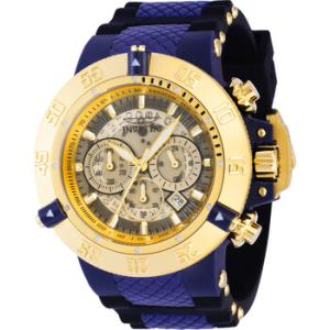 Subaqua Chronograph Quartz Gold and Ivory Dial Watch