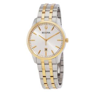 Sutton Quartz Silver Dial Watch 98B385