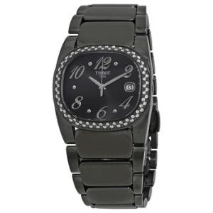 TMoments Black Dial Black PVD Watch T0093101105702