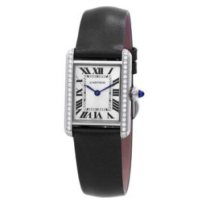 Tank Quartz Diamond Silver Dial Watch W4TA0016