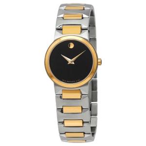 Temo Black Dial Twotone Watch