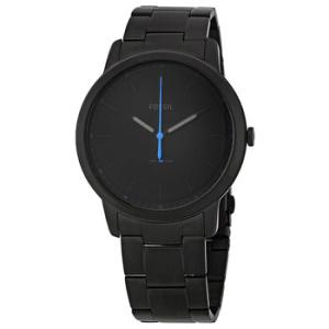 The Minimalist Black Satin Dial Watch FS5308