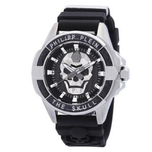 The Skull Quartz Black Dial Watch PWAAA1622