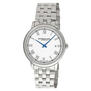 Toccata Quartz White Dial Watch 5485ST00359