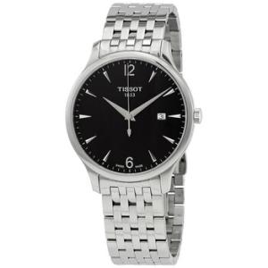 Tradition Quartz Black Dial Watch T063.610.11.057.00