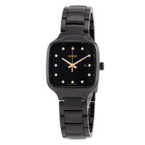 True Quartz Diamond Black Dial Watch R27080702