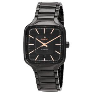 True Square Automatic Black Dial Watch R27078172