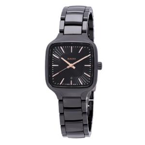 True Square Quartz Black Dial Watch R27080172