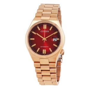 Tsuyosa Automatic Red Dial Watch NJ015382X