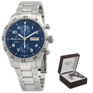 Type 21 Chronograph Automatic Blue Dial Watch H1821CHATBUG