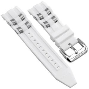 Watch 26mm White Polyurethane Strap for Pro Diver 20290 C00190PUWHTSS