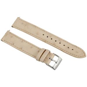 Winter White Ostrich Leather Strap
