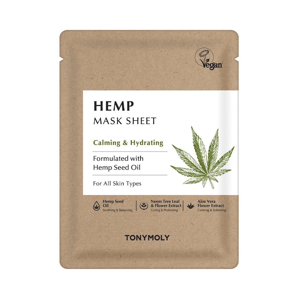 Tonymoly - ტონიმოლი Hemp ნაჭრის ნიღაბი 4070