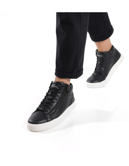 CALVIN KLEIN - HIGH TOP LACE UP W/ZIP