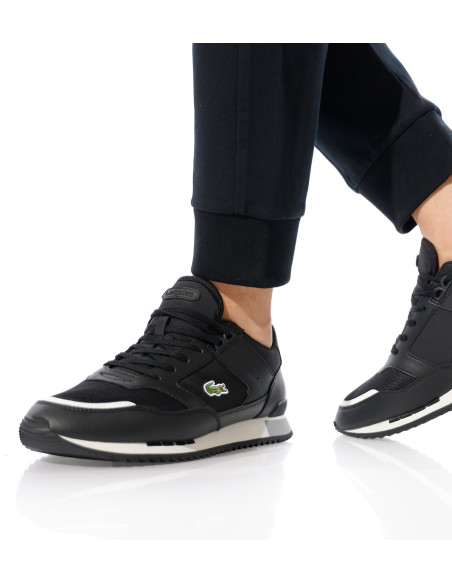 Lacoste - Mens Partner Piste Synthetic and Textile Trainers