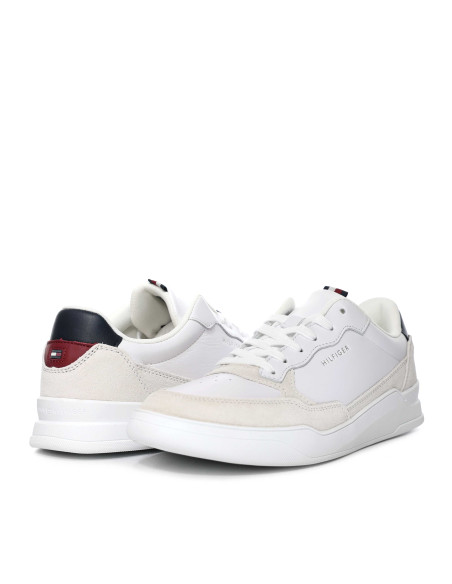 Tommy Hilfiger - ELEVATED CUPSOLE LEATHER MIX