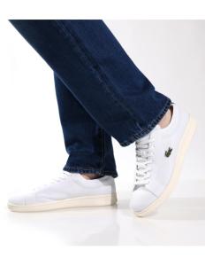 Lacoste - Carnaby Piquee Textile Heel Pop Sneakers