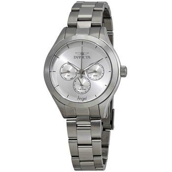 Angel MultiFunction Silver Dial Watch