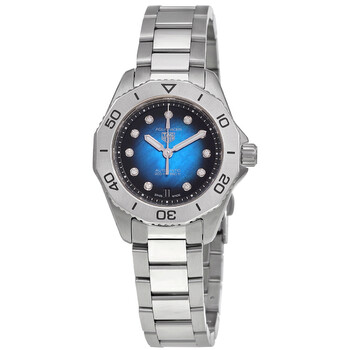 Aquaracer Automatic Diamond Blue Dial Watch WBP2411.BA0622