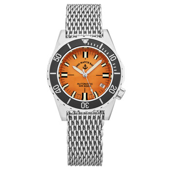 Army Diver Automatic Orange Dial Watch 485NA5MM