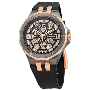 Automatic Black Skeleton Dial Watch 85303 357GR NRN