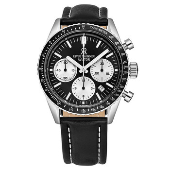 Aviator Chronograph Automatic Black Dial Watch