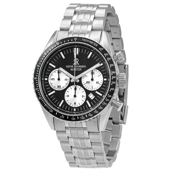 Aviator Chronograph Automatic Black Dial Watch