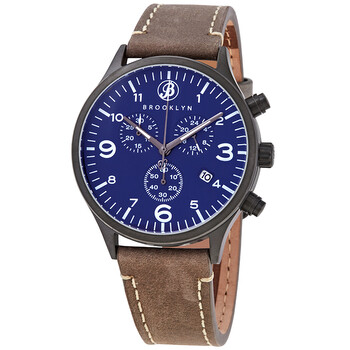 Bedford Brownstone II Quartz Blue Dial Watch 307BLU5