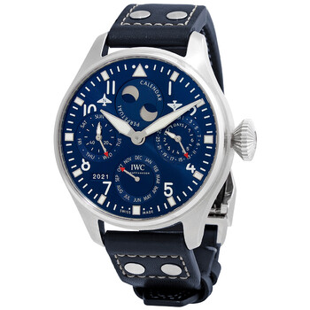 Big Pilot Perpetual Automatic Blue Dial Watch IW503605