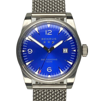 Classic Automatic Blue Dial Watch C3SABLSM