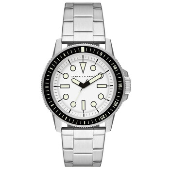 Classic Quartz White Dial Watch AX1853