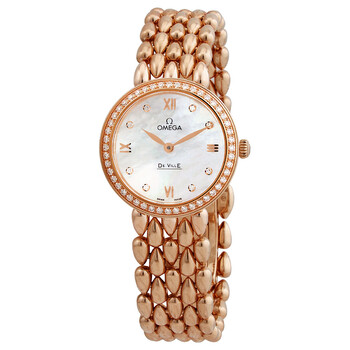 De Ville Prestige Quartz Diamond Watch 424.55.27.60.55.004