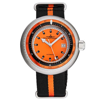 Deep Diver Automatic Orange Dial Watch 5002824I5