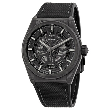 Defy Classic Black Carbon Automatic Watch 10.9000.67080.R795