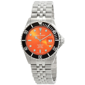 Diver Automatic Orange Dial Watch