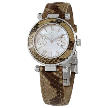 Diver Chic Quartz Snakeskin Patterned Watch X35005L1S