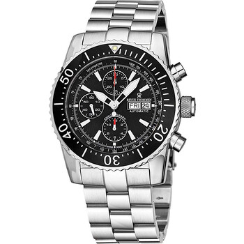 Diver Chronograph Automatic Black Dial Watch