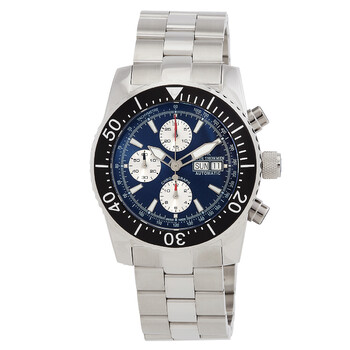 Diver Chronograph Automatic Blue Dial Watch