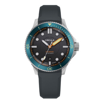 Divesport Titanium Black Dial Watch DETRSP