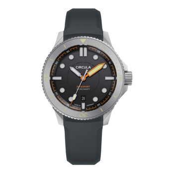 Divesport Titanium Black Dial Watch DETRST