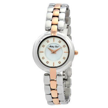 Farah Quartz Silver Dial Watch D956BI