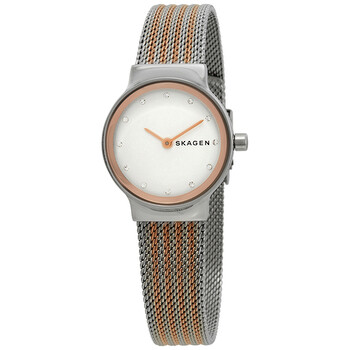 Freja Crystal White Dial Watch SKW2699