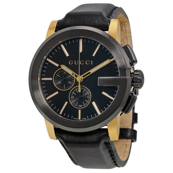 GChrono Chronograph Black Dial Watch YA101203