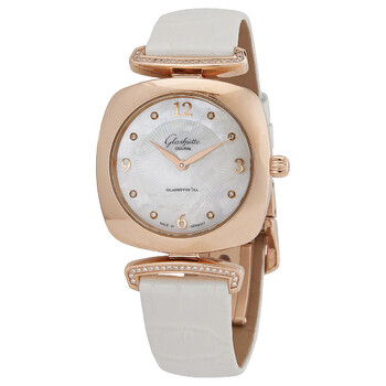 Glashutte Pavonina Diamond Mother of Pearl Dial Watch