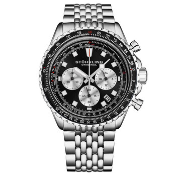 Monaco Chronograph Quartz Black Dial Watch M18217