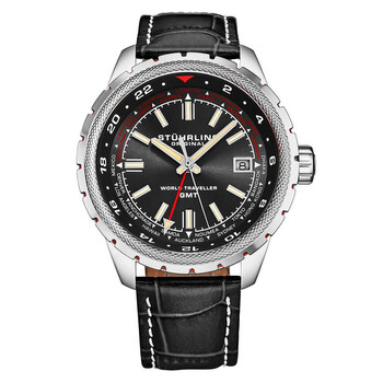 Monaco Quartz Black Dial Watch M18224