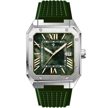 Mosaic Quartz Green Dial Watch CV6182