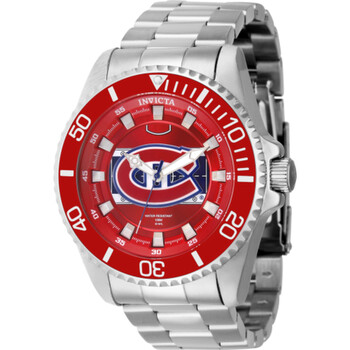 NHL Montreal Canadiens Quartz Red Dial Watch