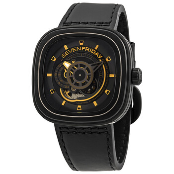 PSeries Automatic Black Dial Watch P2B02