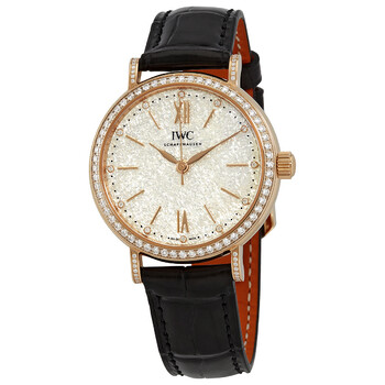 Portofino Automatic 18kt Rose Gold Diamond Watch IW357406